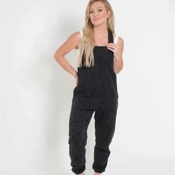 Smash + Tess Black Tencel Romperalls, Small - Picture 4 of 11